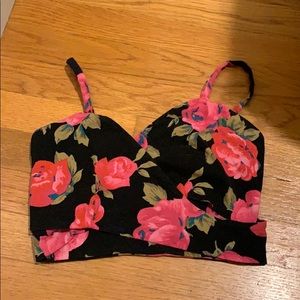 Urban outfitters wrap crop top